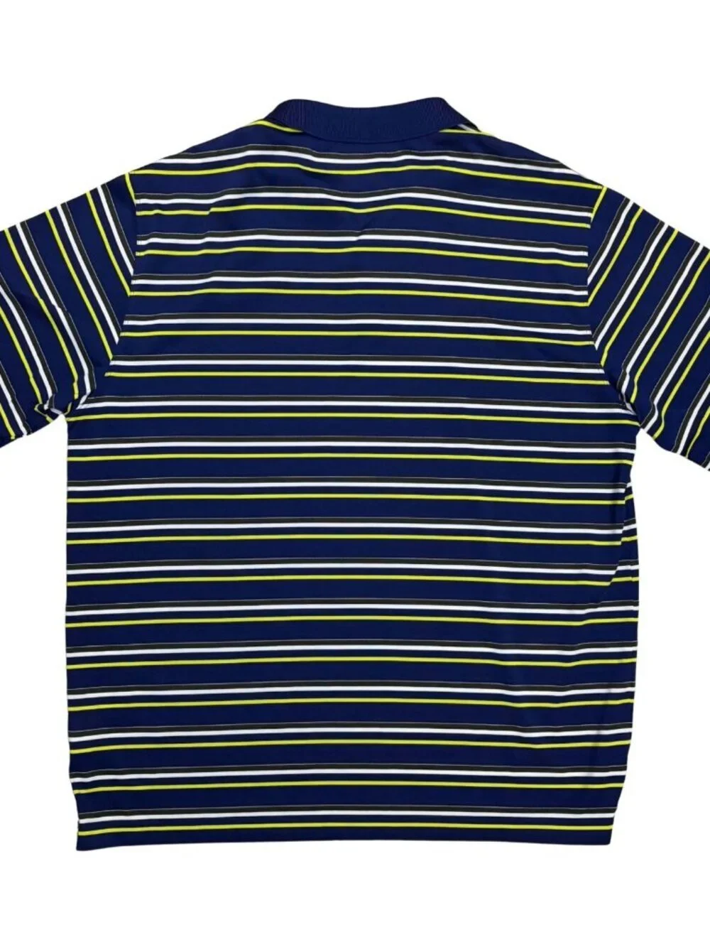 NIKE GOLF Polo Shirt Vintage Y2K Dri-Fit Striped Business Casual Tee Mens XL